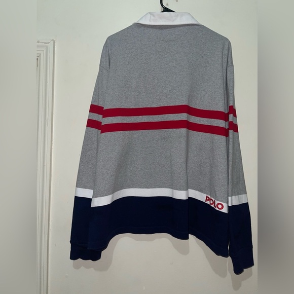 NWOT Mens Classic Fit Polo Ralph Lauren Long Sleeve pullover Polo rugby Jersey - Picture 4 of 16